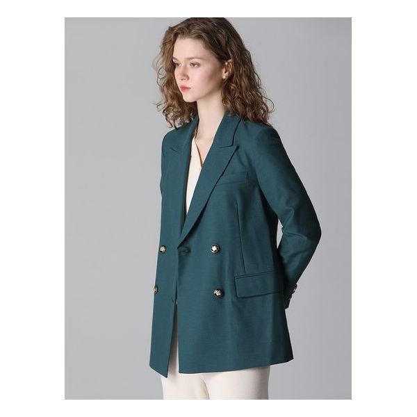 르오트 울 블렌딩 재클린 더블자켓 1121115_이미지