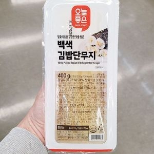 백색 김밥 단무지 400g