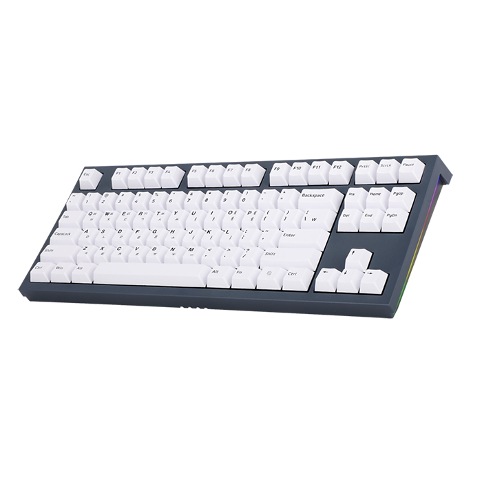 앱코 HACKER K660M TKL 이색사출 PBT 체리 키보드 딥로얄 (중고)_이미지