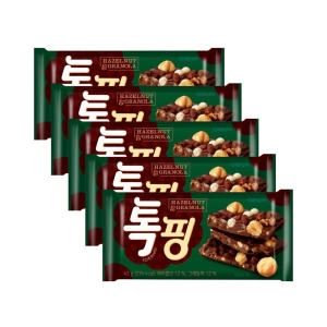 오리온 톡핑 헤이즐넛 그래놀라 43g (5개)