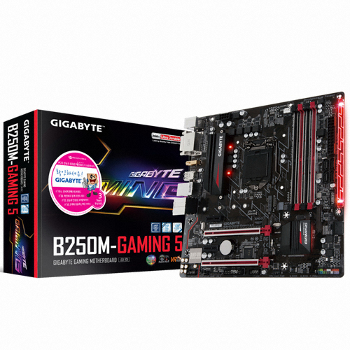 GIGABYTE GA-B250M-Gaming 5 게이밍에디션 제이씨현_이미지