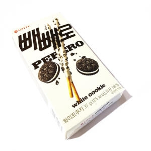 롯데제과 화이트쿠키 빼빼로 37g (15개)_이미지