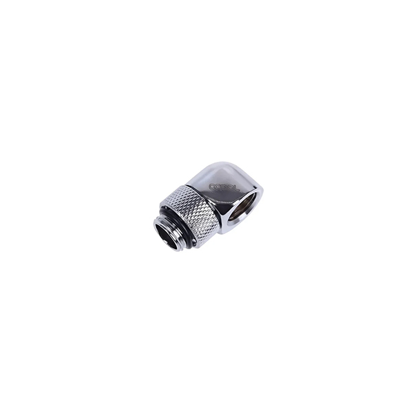 ALPHACOOL HF 90도 회전 피팅 (크롬)_이미지