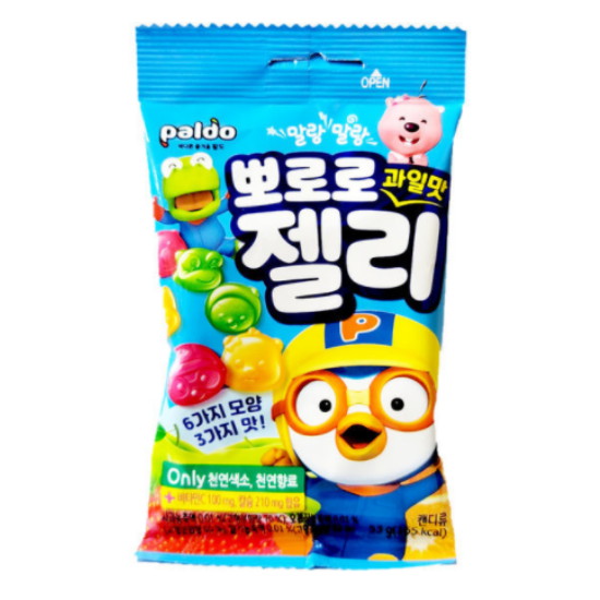 팔도 뽀로로 과일맛 젤리 53g (48개)