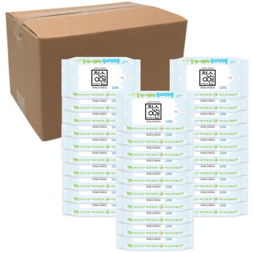 리필형 손세정티슈 리필형 10매