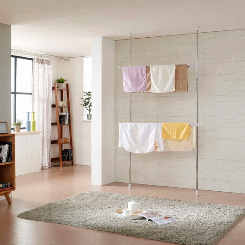 데코 베란다 빨래건조대 2단