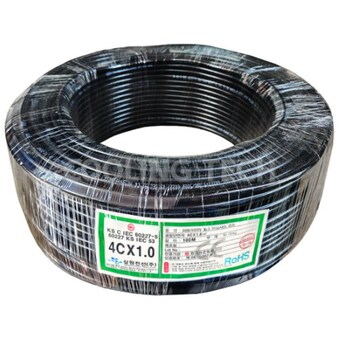 삼원 VCTF 케이블<b>전선</b> 1.0SQ x 100m x 4C