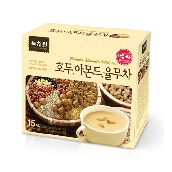 녹차원 호두 아몬드 율무차 15T (1개)