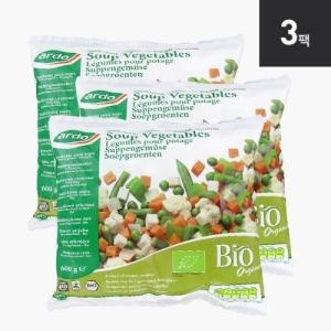 웰팜 ARDO 냉동 유기농 수프채소믹스 600g (3개)_이미지