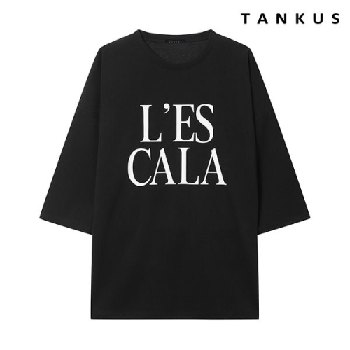 탱커스 빅레터링 로고 반팔티셔츠 TX1TS001L0