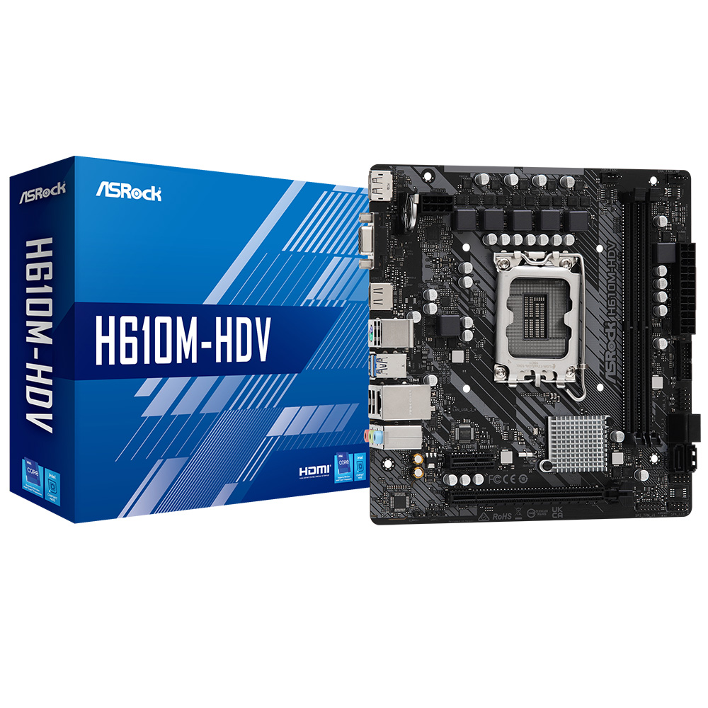 ASRock H610M-HDV D4 ������