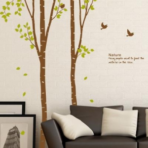  그래픽스티커_행복가득한 자작나무-뭉키