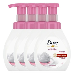 도브 포밍 핸드워시 피치 앤드 릴리 240ml (4개)_이미지