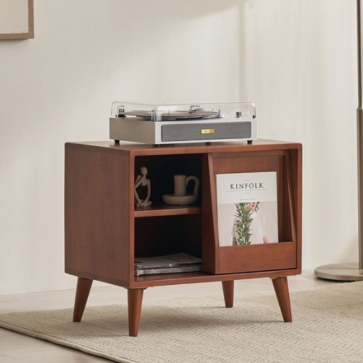 핀란디아 오르겐 원목 2단 책꽂이 협탁 600_이미지