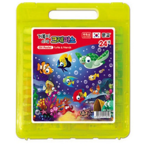 문교 거북이와 친구들 크레파스