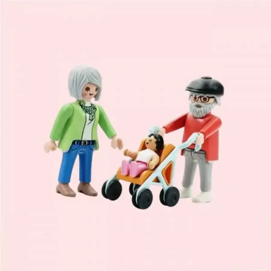 아이큐박스 플레이모빌 조부모와 아기 71613 4583794
