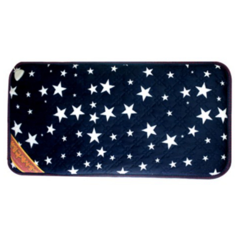 극세사 별무늬 네이비 전기방석