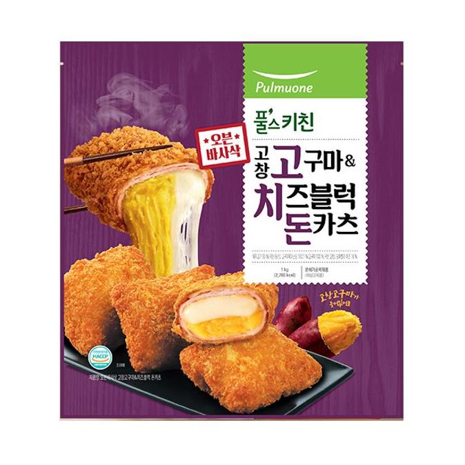 오븐바사삭 고창고구마&치즈블럭 돈카츠 1kg