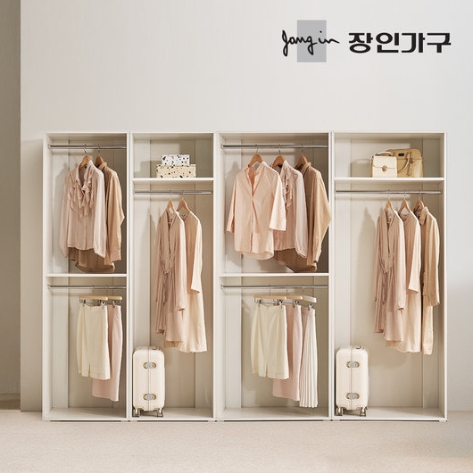 장인가구 올리세 E0 드레스룸 시스템 옷장세트 B 2800_이미지