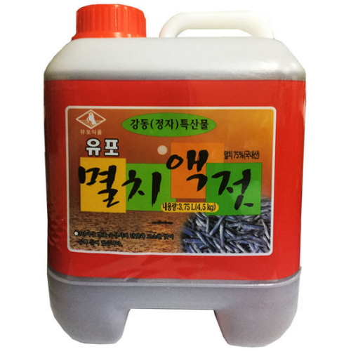 유포식품  유포 멸치액젓 3.75L (4.5kg)