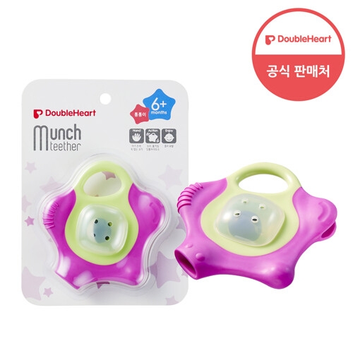 더블하트 먼치티서 치발기 (스타베리)_이미지