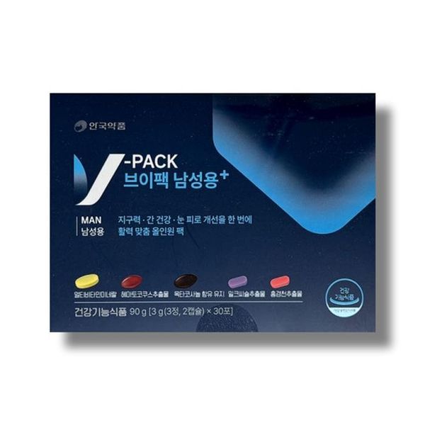 안국약품 브이팩 남성용 30포 (6개)_이미지