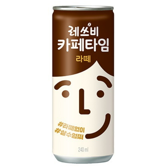 롯데칠성음료 레쓰비 카페타임 라떼 240ml (120개)_이미지