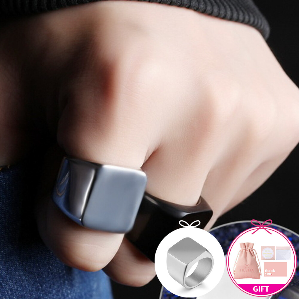 헤스티아 Logan Surgical Steel Ring 서지컬/남자쥬얼리/MON-80008 MON-80008_이미지