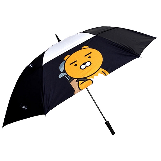 카카오프렌즈 75 라운드 이중 방풍 골프 장우산 JUKTU10034