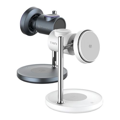 트리니 Qi2 3in1 25W 쿨링팬 무선충전기 TR-Qi25W (갤럭시/애플워치용)_이미지