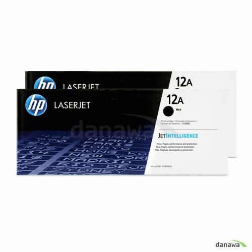 HP 정품 12A (Q2612AD) 검정 (듀얼팩)_이미지