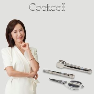 쿡셀 전인화의 블랙큐브 파에야 전용 키친 툴세트 가위+집게 2개