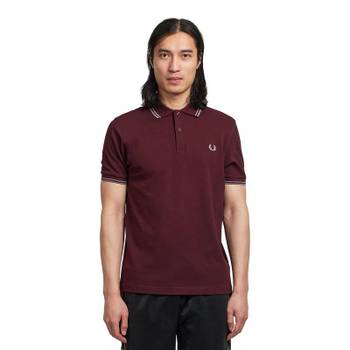 프레드페리 트윈 Tipped 셔츠 Oxblood Stockport 블루 M360008B 1126526
