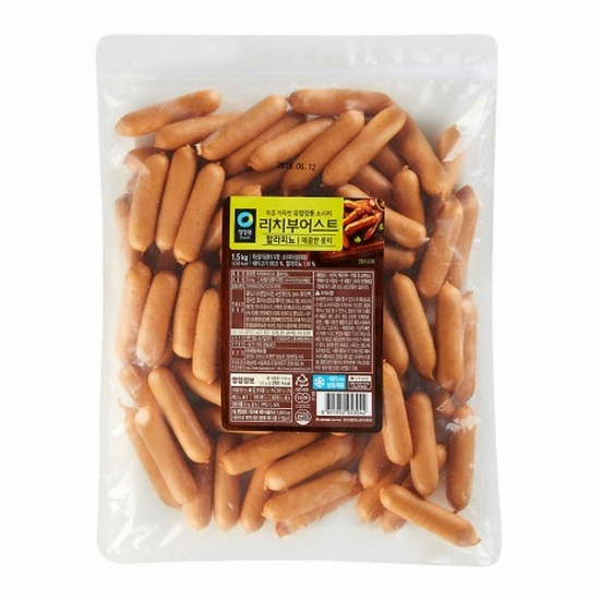 대상 청정원 리치부어스트 할라피뇨 1.5kg (2개)