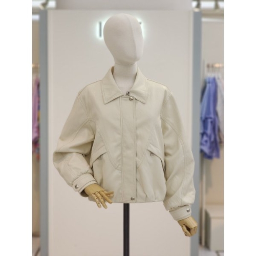 이프네 지퍼 포켓 카라 레더자켓 IQ2WLJ07 35746852