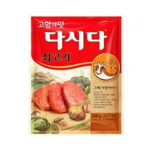 백설 다시다 쇠고기 100g (4개)_이미지
