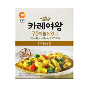 대상 청정원 카레여왕 구운마늘&양파 160g [10개]