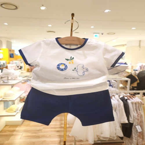 쇼콜라 타티네 BH산토상하 여아 남아 실내복 외출복 봄 상하복 TTOMOW07UN