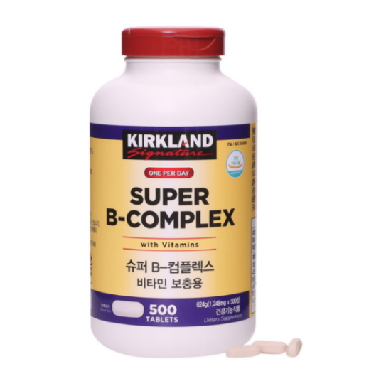 커클랜드 슈퍼 B-컴플렉스 비타민 보충용 500정 (1개)_이미지