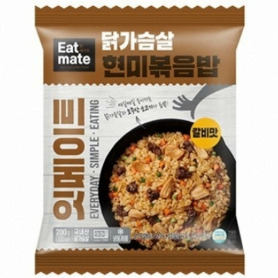 푸드나무 잇메이트 닭가슴살 현미볶음밥 갈비맛 200g (7개)_이미지