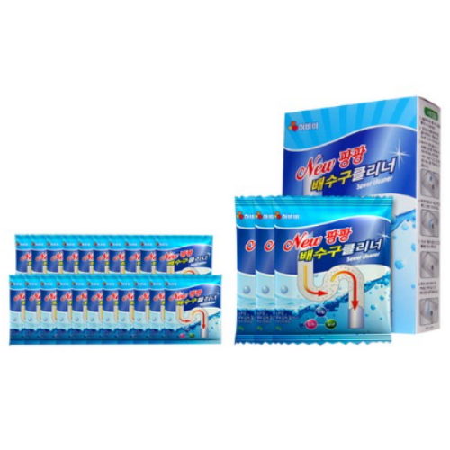 하비비 청개구리 배수구 클리너 30g 3개입 (8개)_이미지