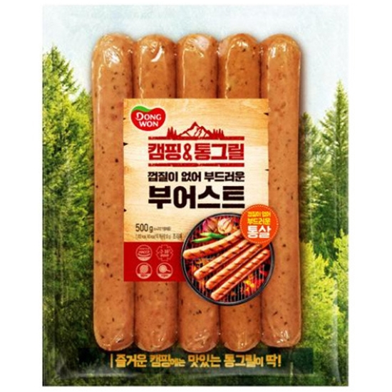 동원F&B 캠핑앤통그릴 부어스트 500g (1개)_이미지