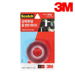 3M 강력 폼 양면 테이프 3215C 24mm x 1.5m [1개]