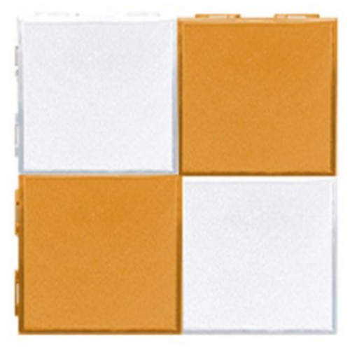 이지닷 체커보드 조립식 데크타일 화이트 + 오렌지