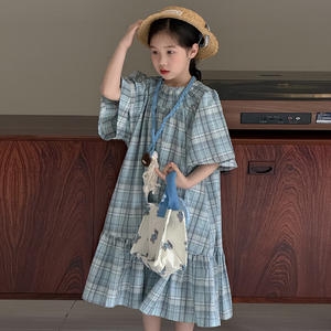 베이비맥스 마일 셔링 체크 원피스 R14016