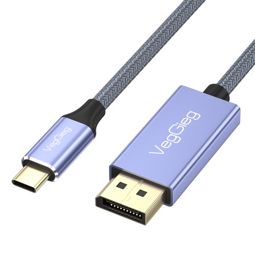 VegGieg USB3.1 10Gbps C to DP 케이블 Z-623 (2m)_이미지