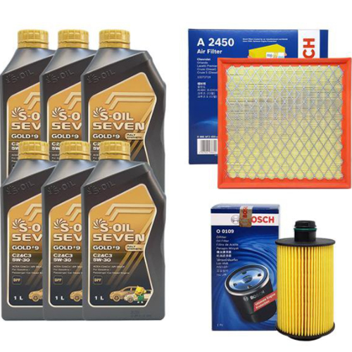 에쓰오일 세븐골드 5W30 + 보쉬필터 올란도 2.0 디젤