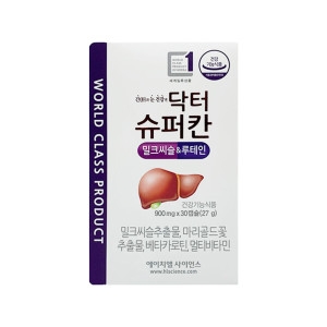 닥터슈퍼칸 밀크씨슬&루테인 900mg 30캡슐