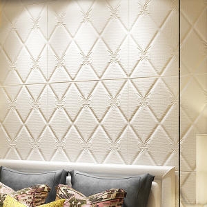 폼블럭 단열벽지 접착식 쿠션시트 간편 인테리어 70x70cm