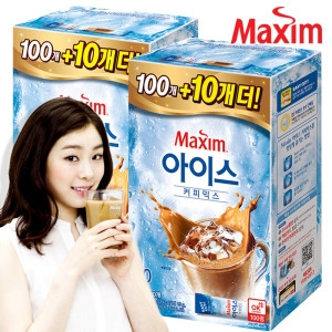 동서식품 맥심 아이스 커피믹스 110+110T 총 /100T+10T/냉커피/믹스커피/동서 (220개)_이미지